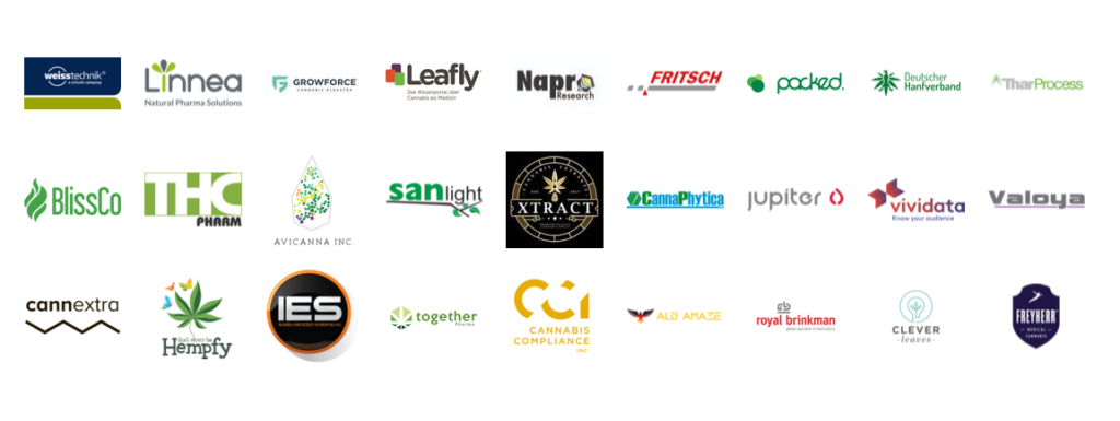 Companies attending the Cannabis Business Europe 2018 event