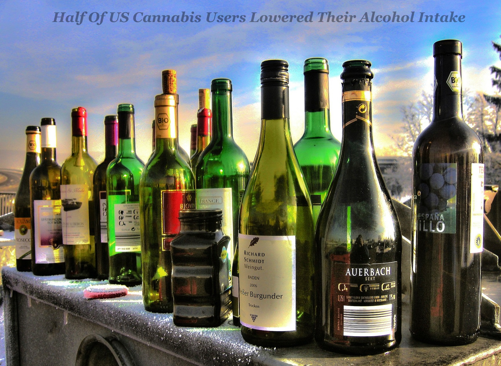 Half Of US Cannabis Users Lowered Their Alcohol Intake