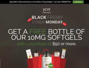 Cyber Monday CBD oil deals: Free bottle of CBD Softgels