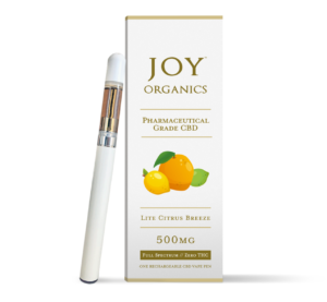 Joy 500mg broad-spectrum CBD vape pen