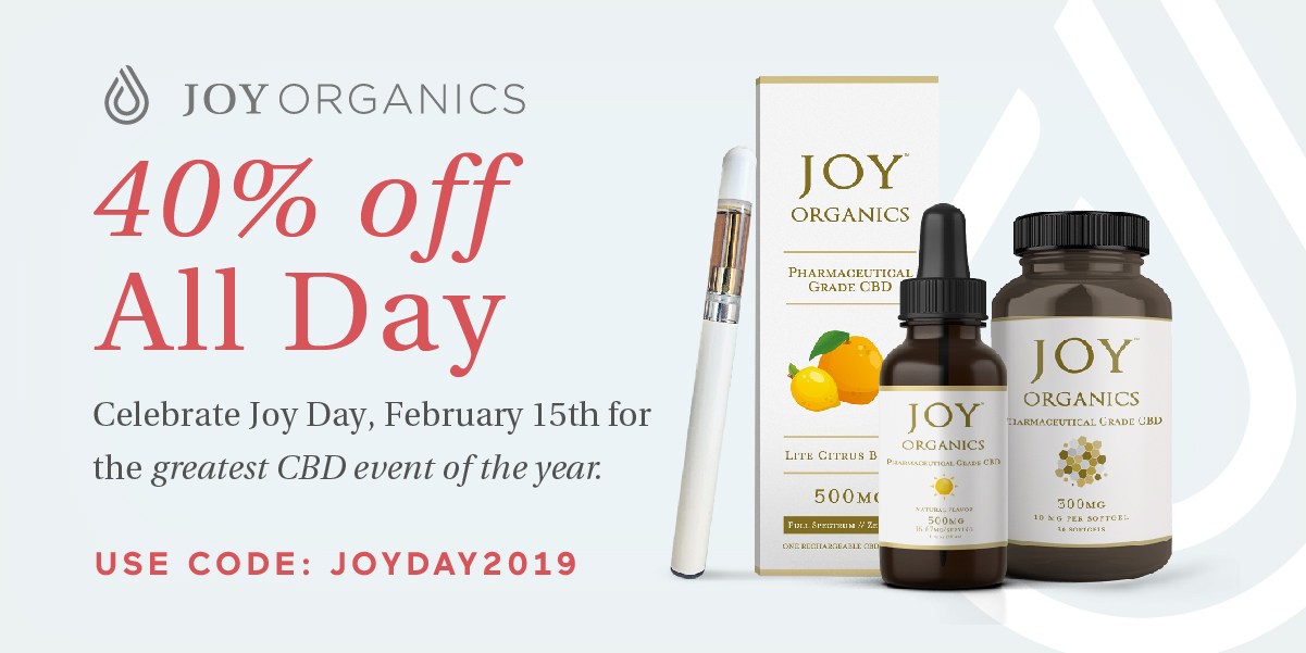JoyDay 2019: joy organics sale