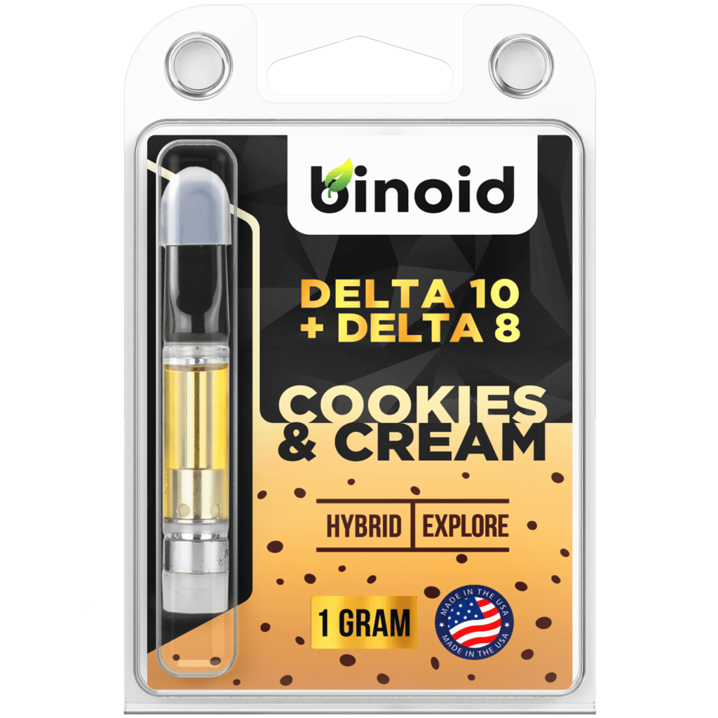 Delta 10 THC Vape Cartridge - Cookies & Cream - Hybrid