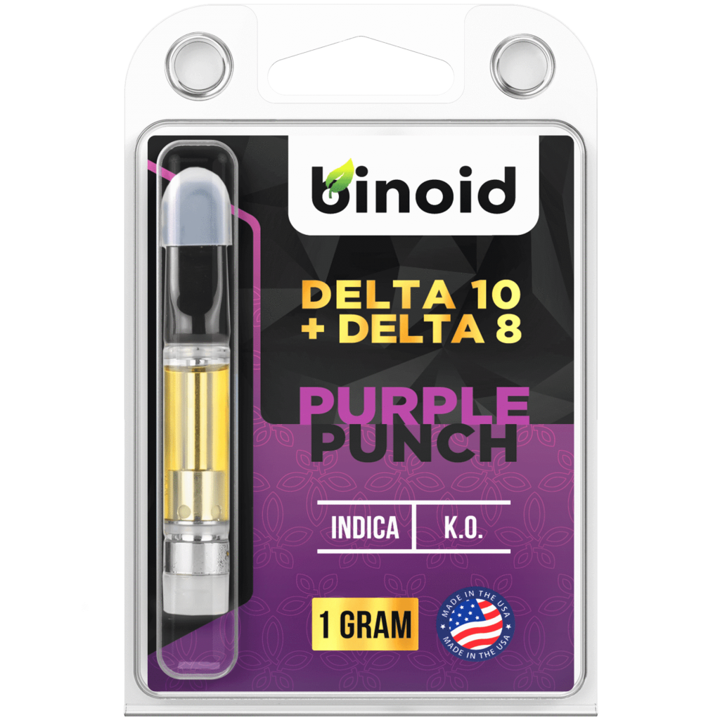 Delta 10 THC Vape Cartridge - Purple Punch - Indica