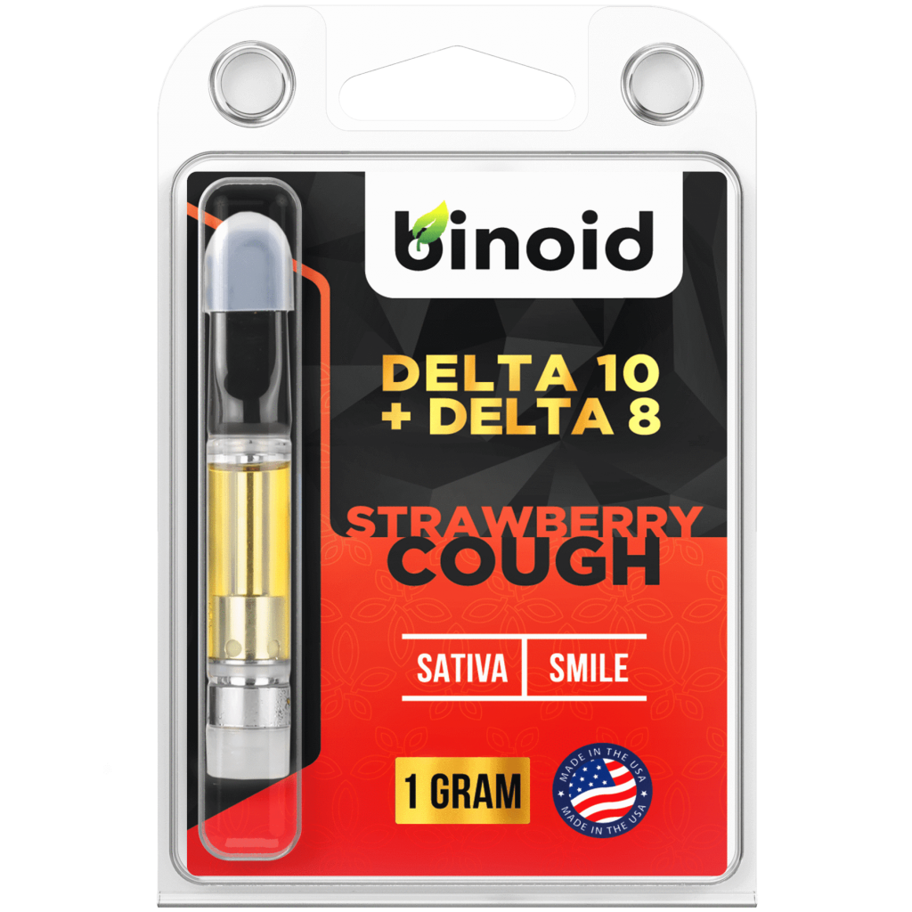 Delta 10 THC Vape Cartridge - Strawberry Cough - Sativa