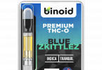 THC-O vape cartridges Blue Zkittlez