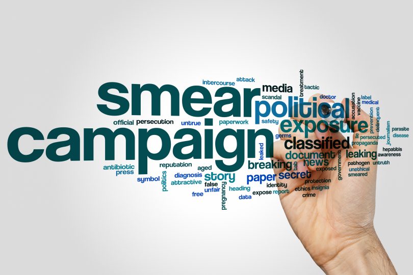 smear campaign
