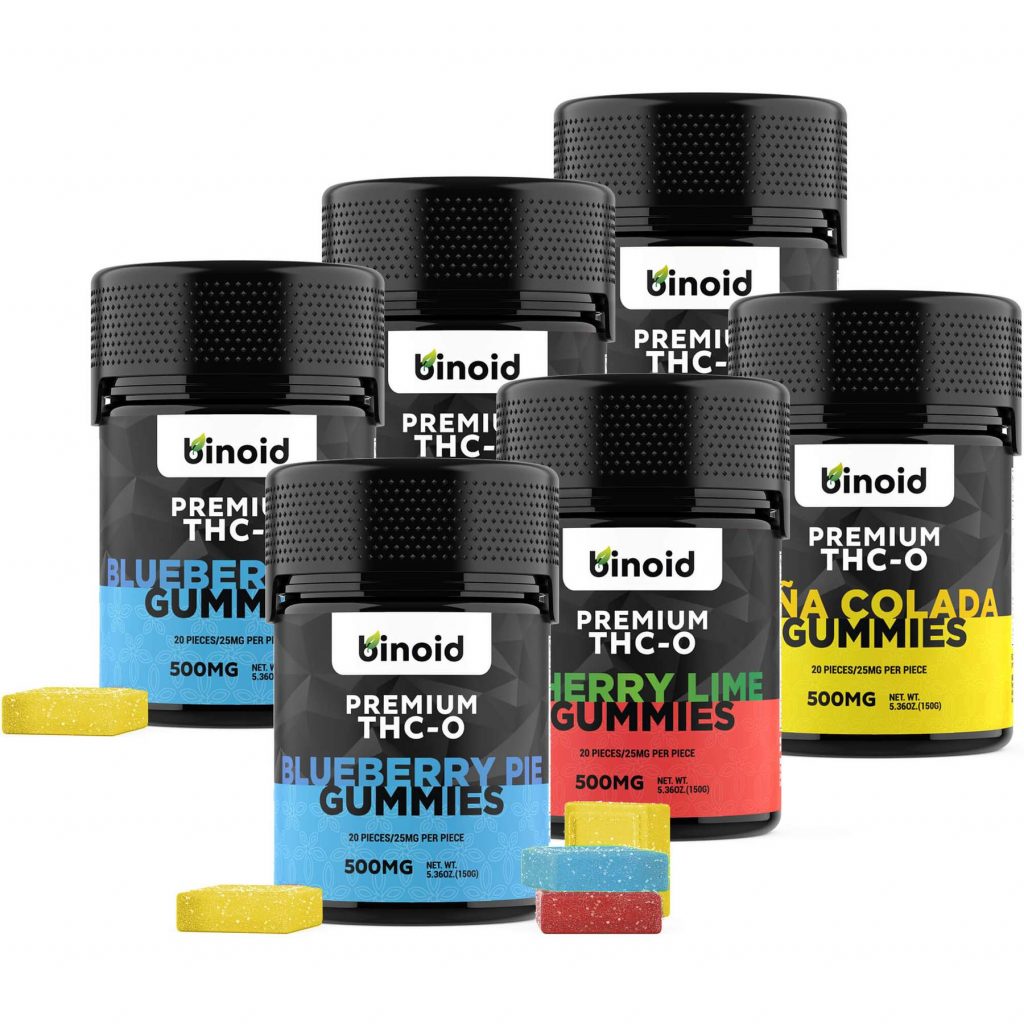 High-potency THC-O gummies - 6 pack