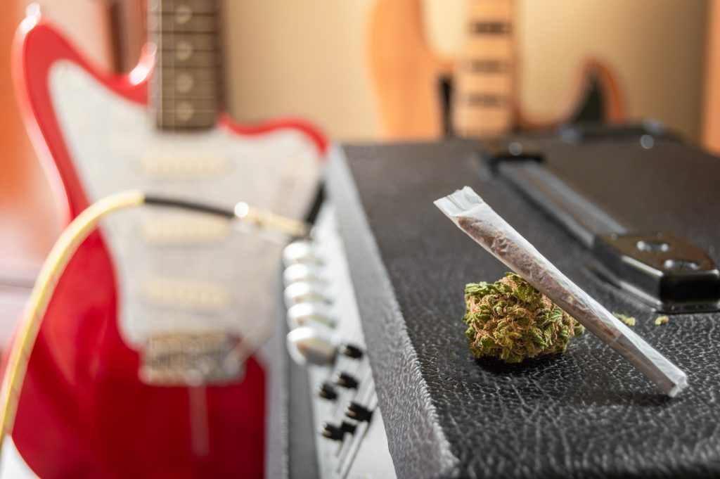 rockstars and cannabis