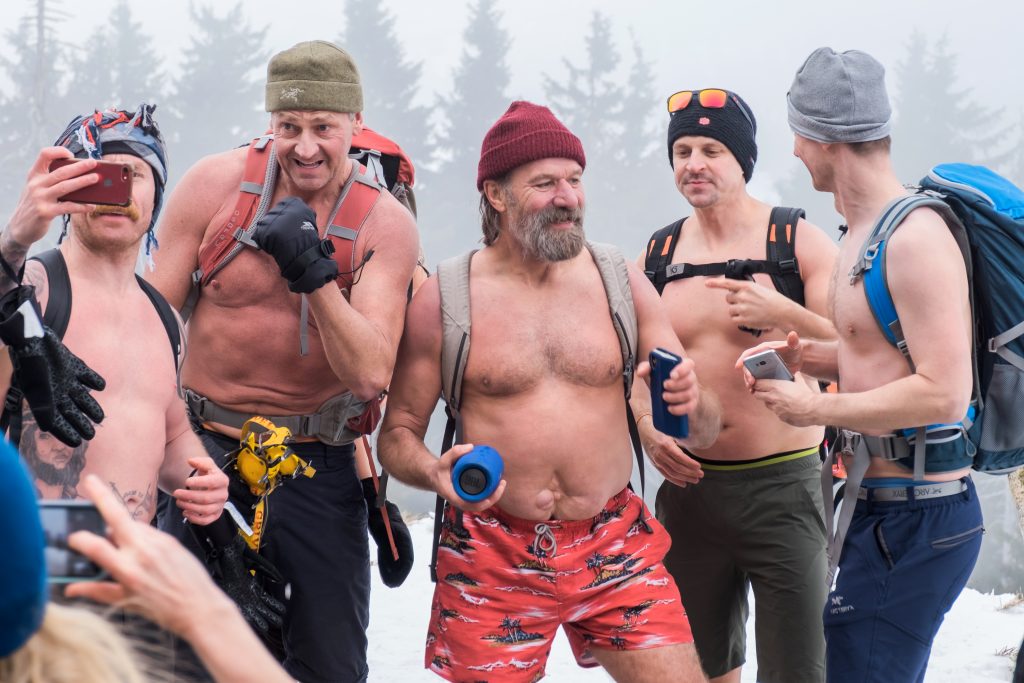 Wim Hof preparing for winter expedition through Polish mountains. Are they trying to trip without drugs?