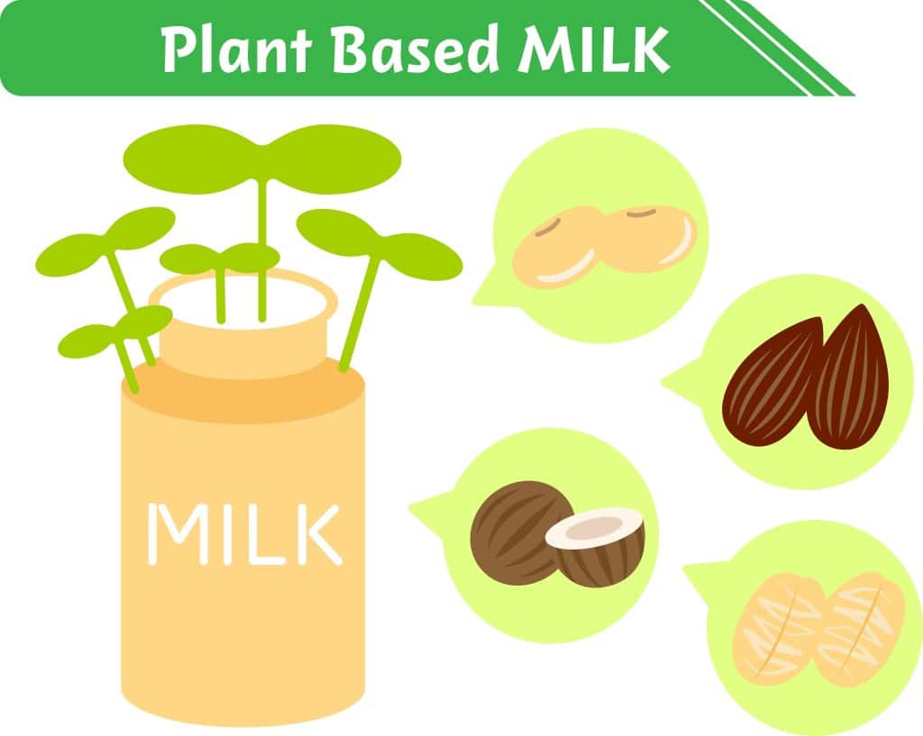 Plant-based fake milk
