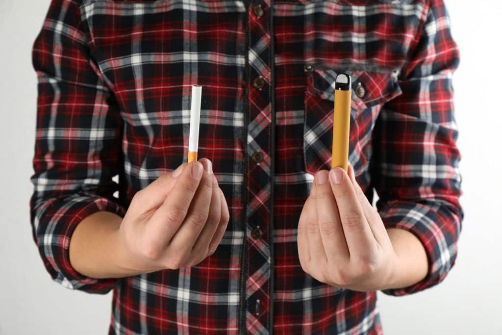 Vaping Juul products vs smoking