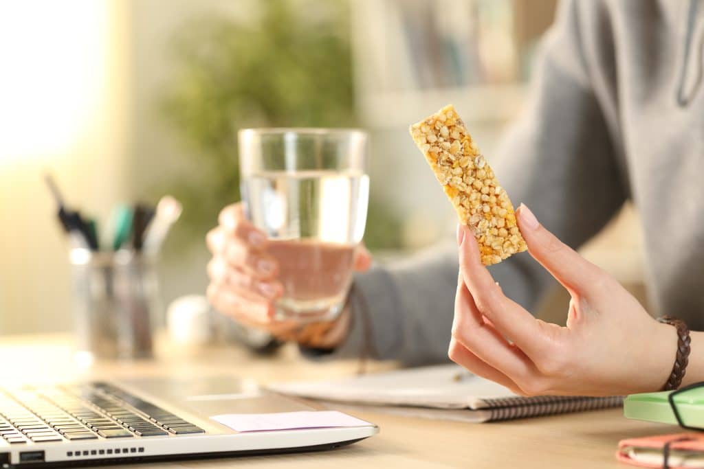 Water and a snack to help get rid of your High - Cannadelics