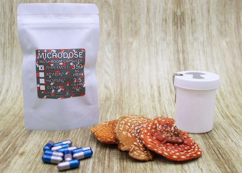 Microdosing mushrooms with Amanita Muscaria capsules
