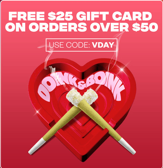 Valentine's Day Sale - FREE $25 Gift Card