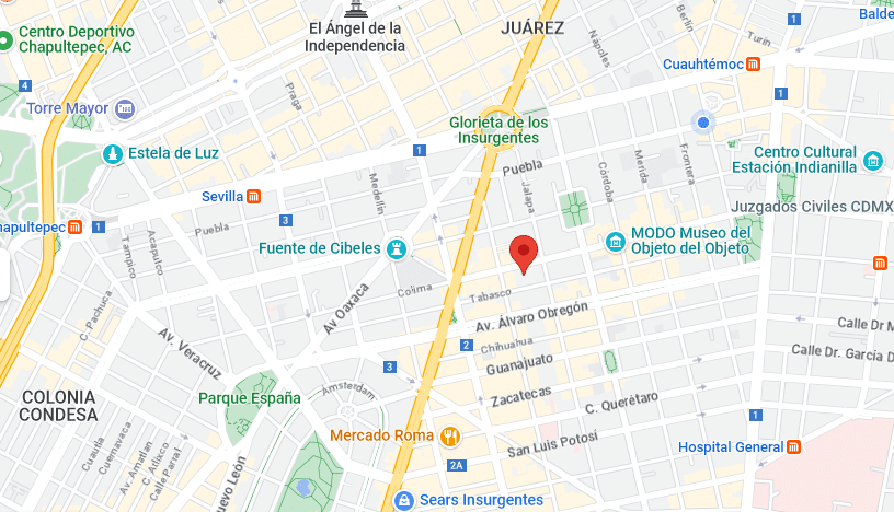Dispensary location Mexico City