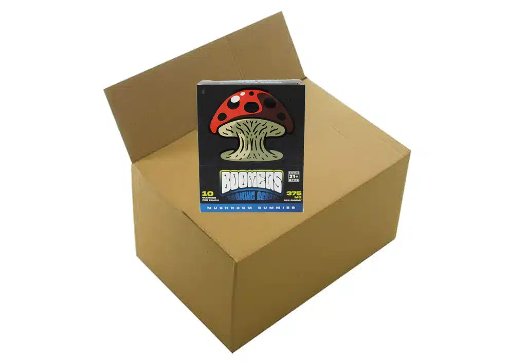 Boomers Psychedelic Mushroom Gummies 20 Box Case - 1000 - Gummies - Only $0.15/gummy