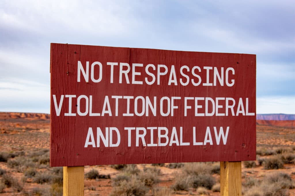 Native American reservations function as separate legal entities from US