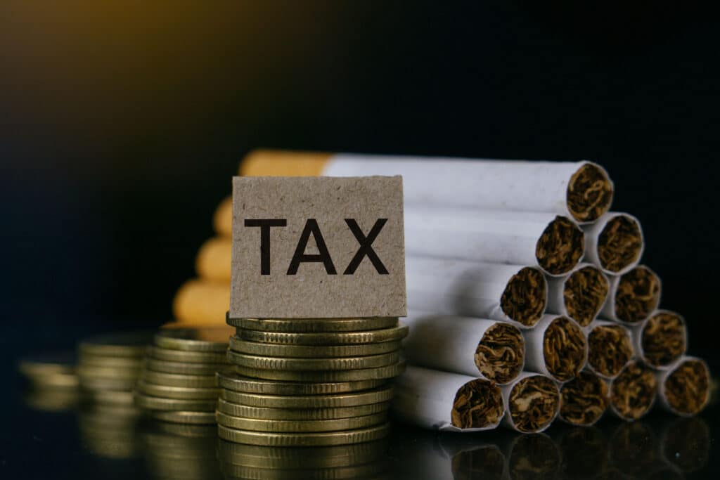 California suit is likely related to inability of government to collect taxes on vape products