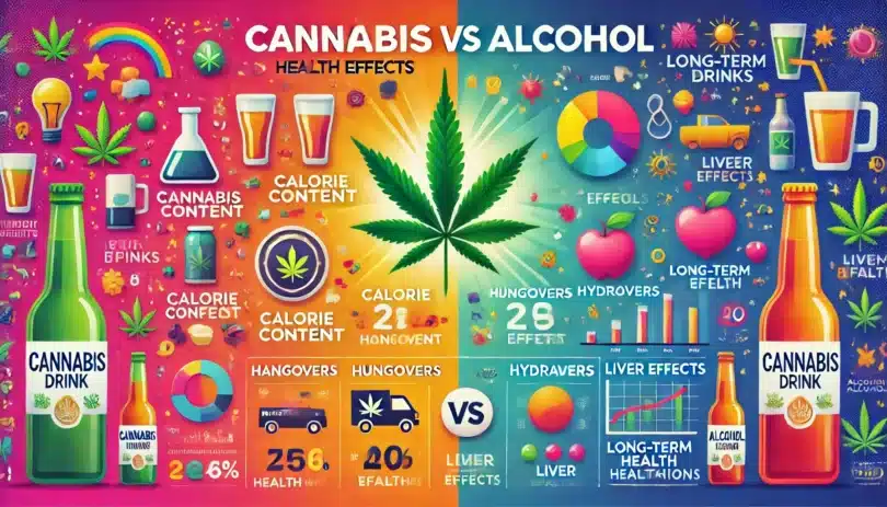 Cannabis Drinks vs Alcohol Which is the Healthier Option