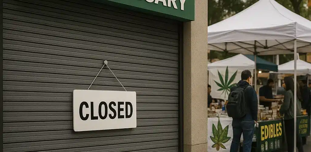 California's Legal Cannabis Sales Faces Record Decline