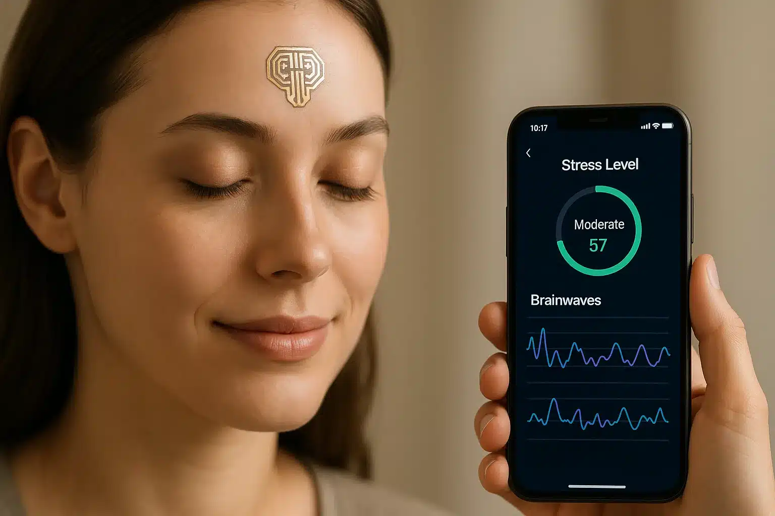 New “E‑Tattoo” Measures Brain Stress in Real Time