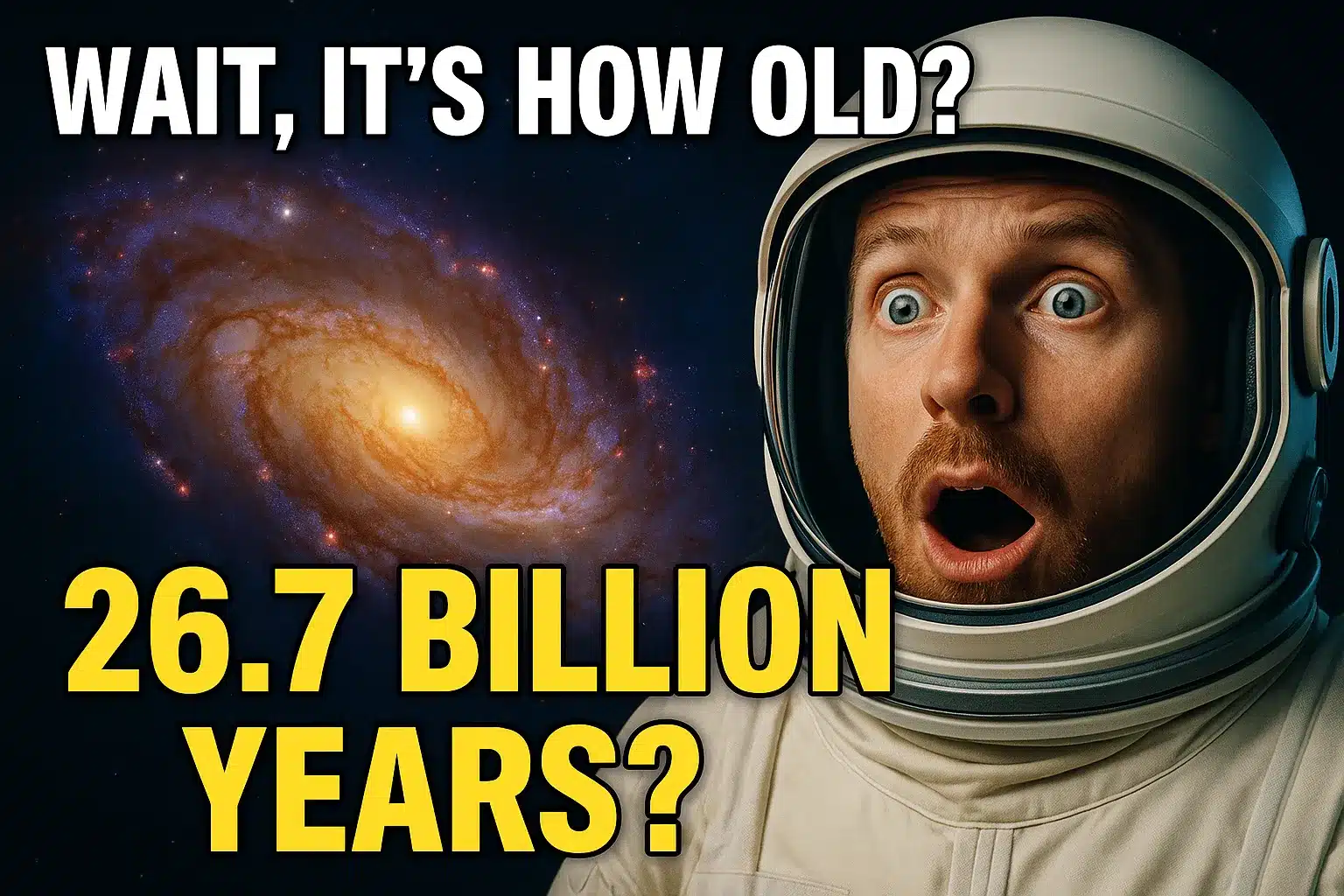The True Universe Age May Be 26.7 Billion Years Old