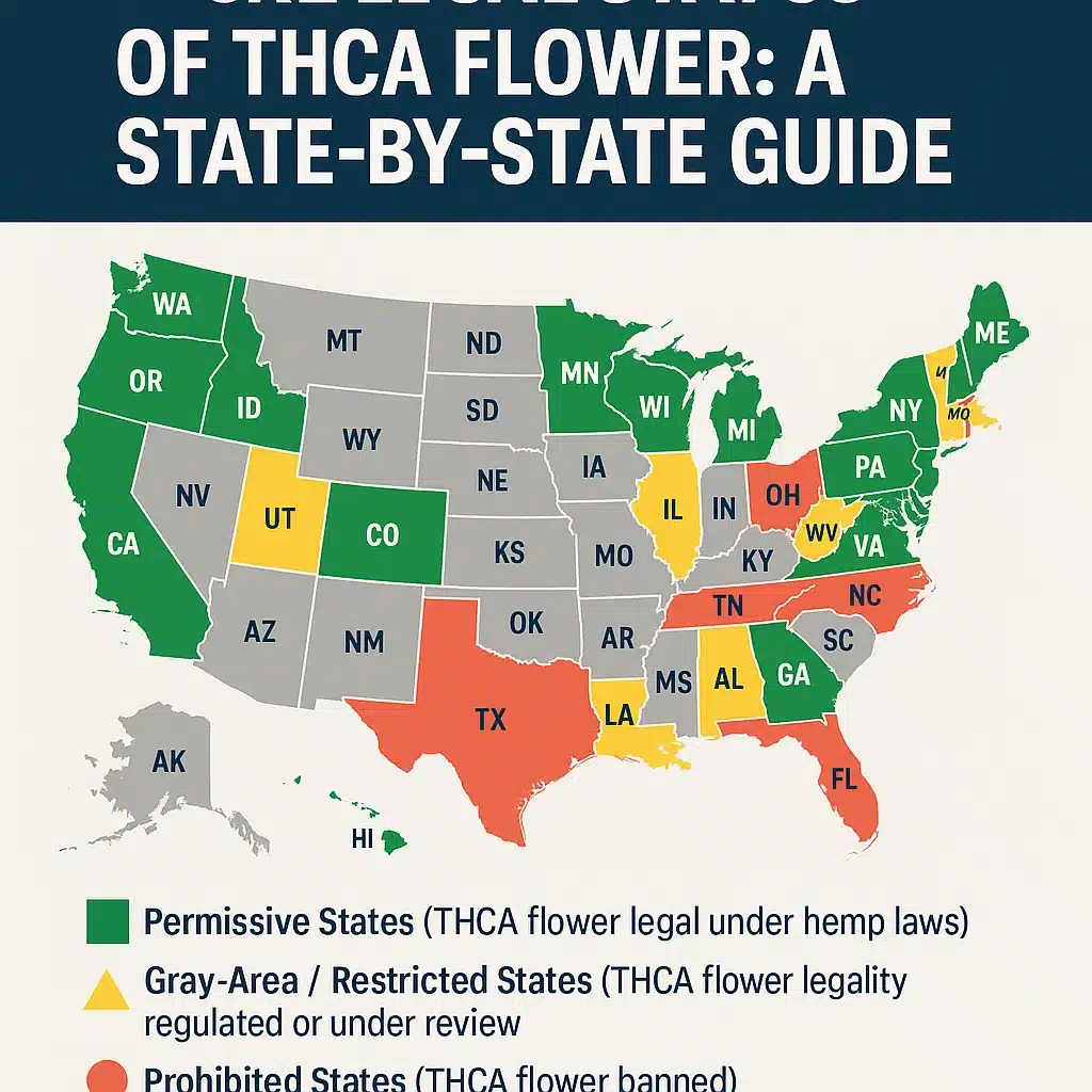 Is THCA Flower Legal in Your State? CA, CO, FL, NV, OK…