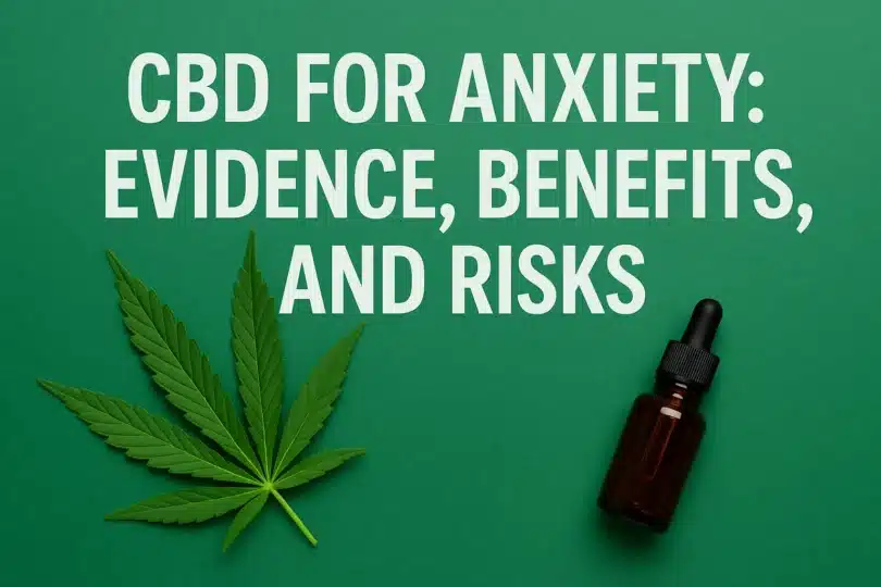 CBD for Anxiety Evidence, Benefits, and Risks