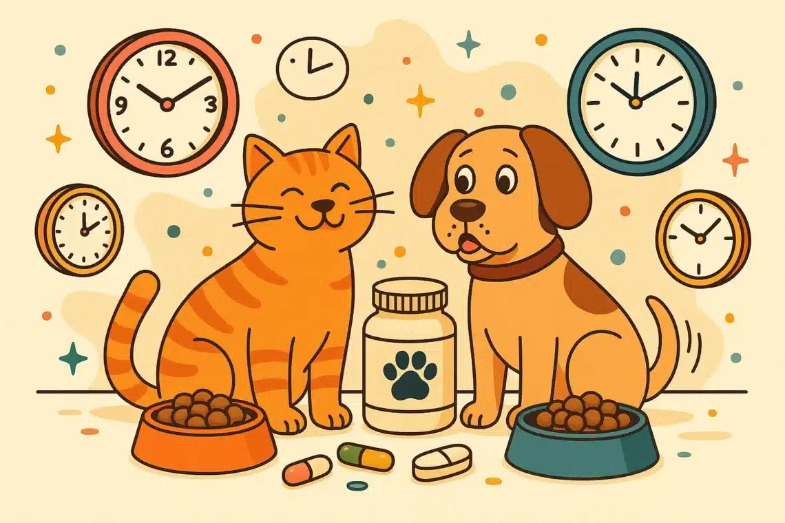 Daily Routines for Pets on Supplements