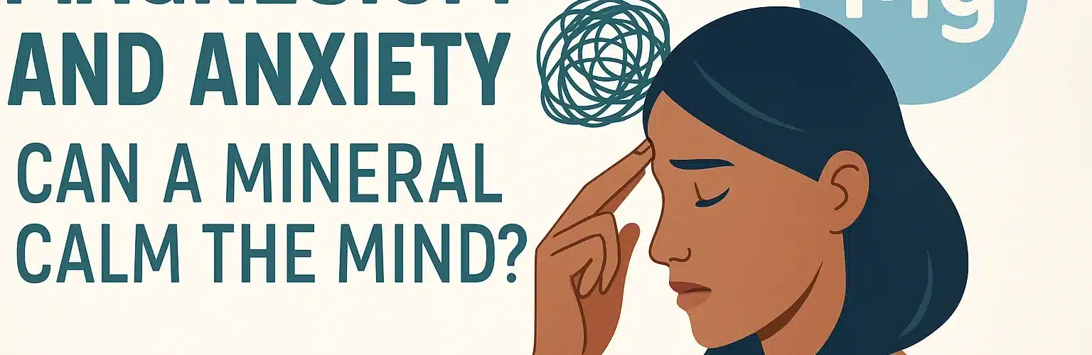 Magnesium and Anxiety Can a Mineral Calm the Mind