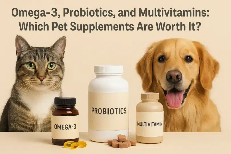 Omega-3, Probiotics, and Multivitamins Which Pet Supplements Are Worth It