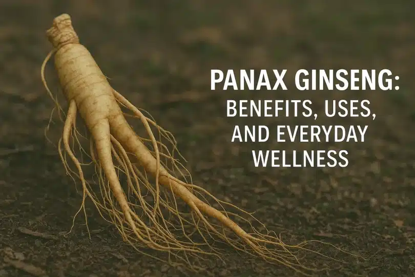 Panax Ginseng Benefits, Uses, and Everyday Wellness