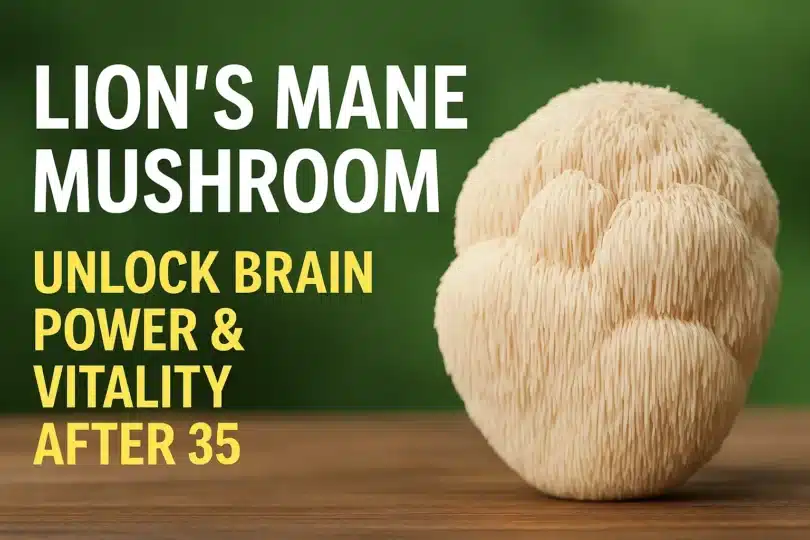 Lion’s Mane Mushroom Unlocking Brain Power and Vitality After 35