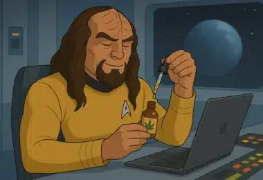 Worf and CBD oil - a different fate shaped by calm & balance