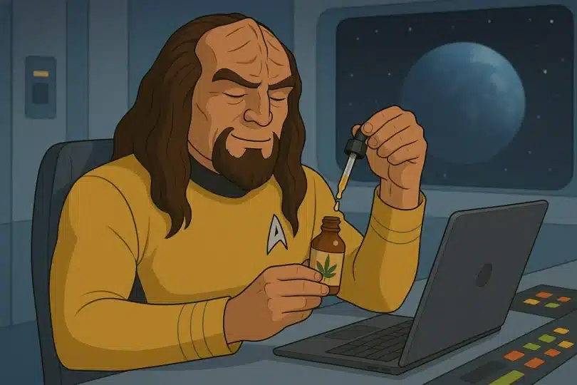Worf and CBD oil - a different fate shaped by calm & balance