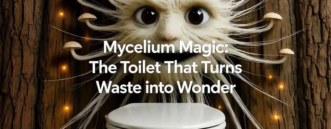 The World’s First Mushroom Powered Toilet Turns Waste into Renewal