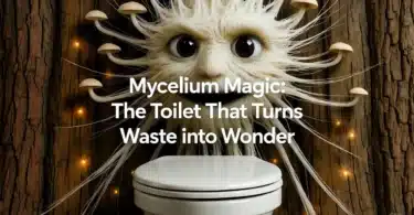 The World’s First Mushroom Powered Toilet Turns Waste into Renewal