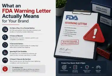 What an FDA Warning Letter Means for Your Brand