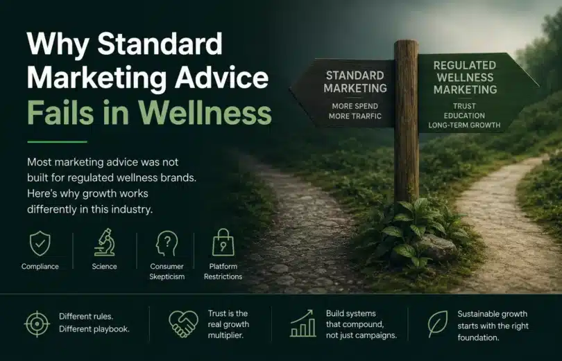 Regulated Wellness Marketing - Why Standard Advice Fails