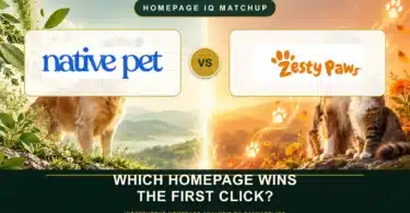 Native Pet vs Zesty Paws - Which Homepage Wins