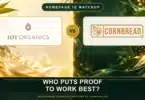 Joy Organics vs Cornbread Hemp Which CBD Homepage Builds More Trust