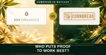 Joy Organics vs Cornbread Hemp Which CBD Homepage Builds More Trust