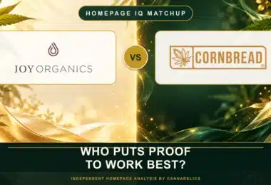 Joy Organics vs Cornbread Hemp Which CBD Homepage Builds More Trust