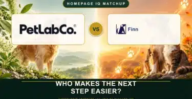 PetLabCo vs Finn Which Pet Supplement Homepage Makes the Choice Easier